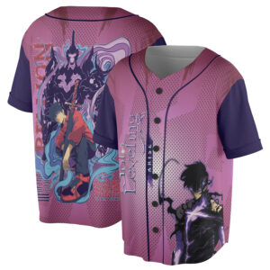 Solo Leveling Baseball Jersey, Seong Anime Jersey
