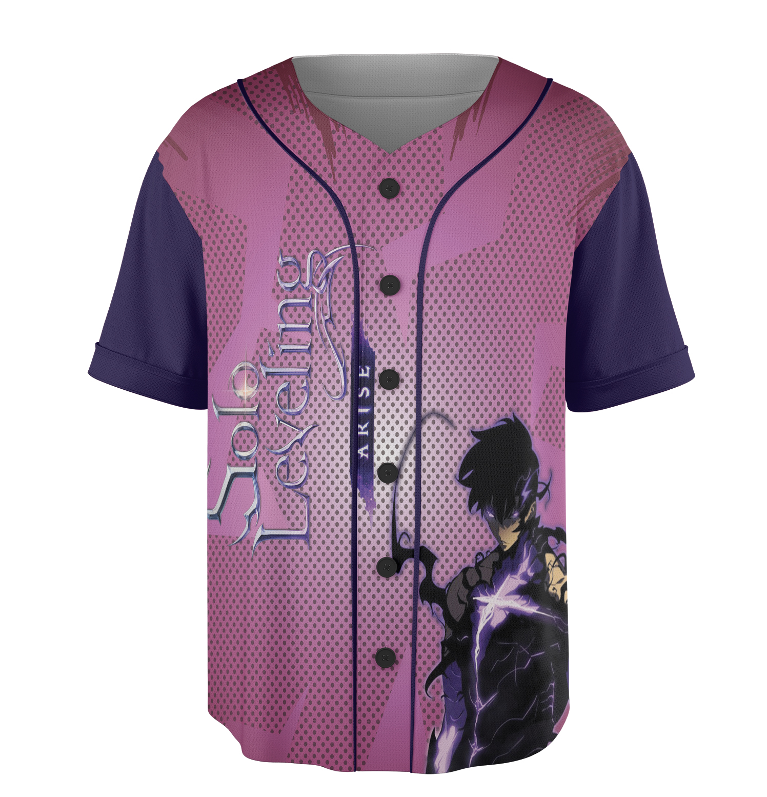 Solo Leveling Baseball Jersey, Seong Anime Jersey - Image 3