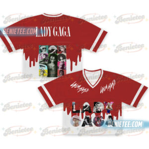 Legend Lady Gaga Classic Aesthetic Football Jersey Croptop