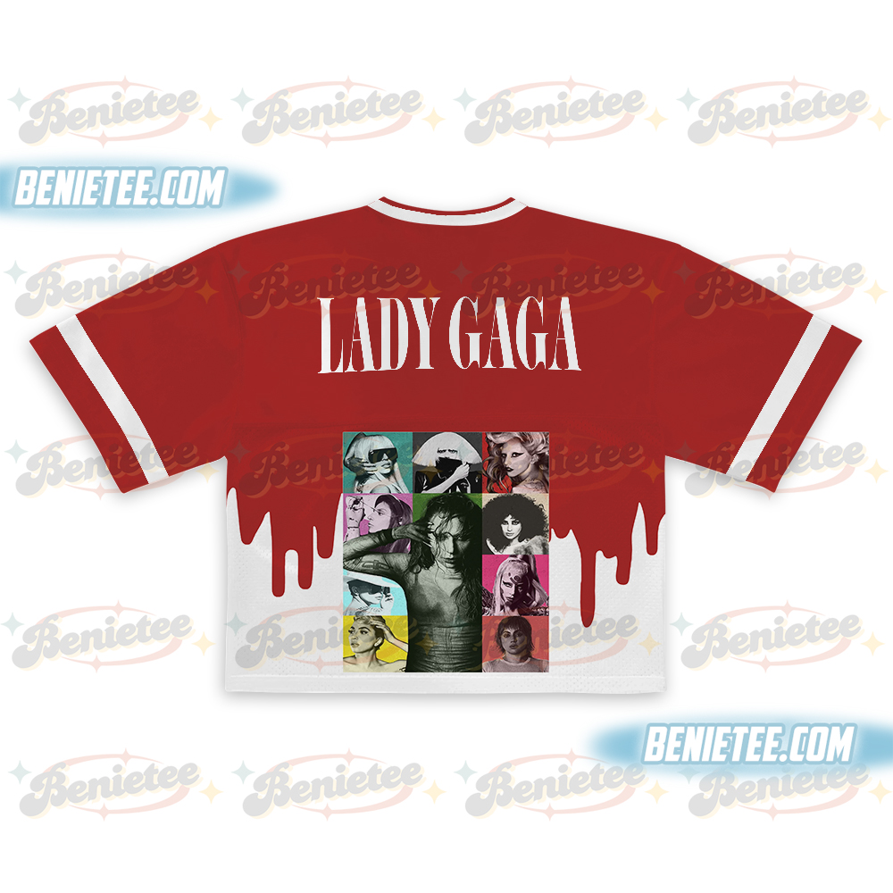 Legend Lady Gaga Classic Aesthetic Football Jersey Croptop - Image 3