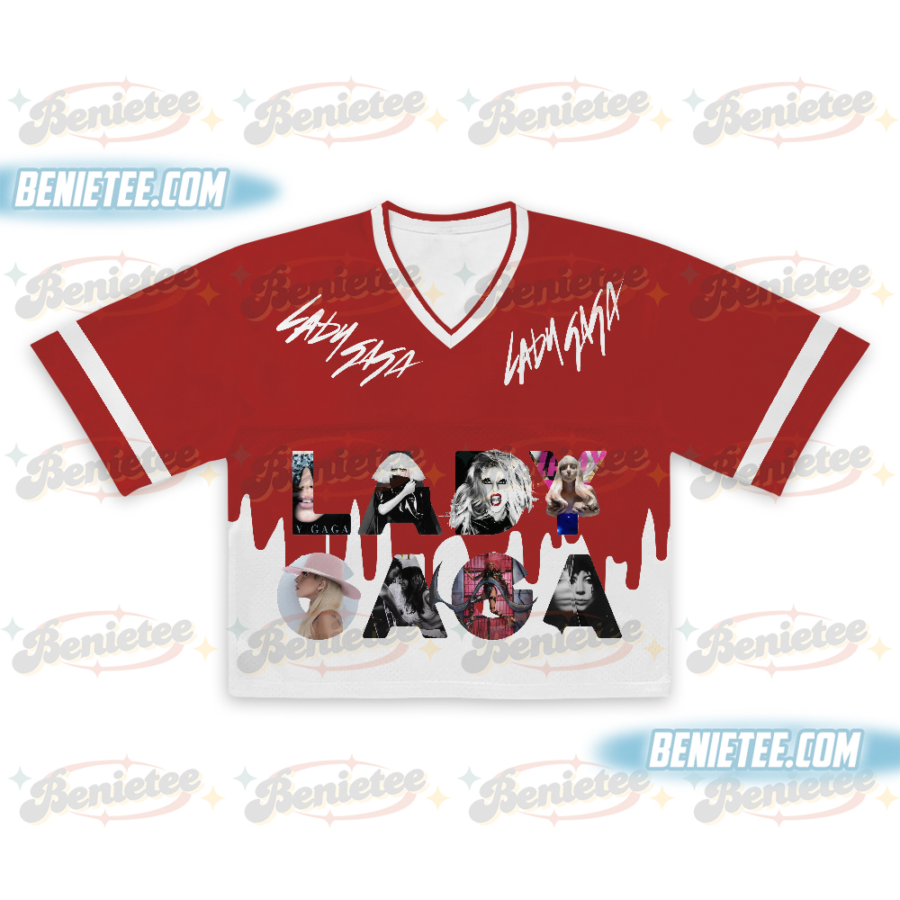 Legend Lady Gaga Classic Aesthetic Football Jersey Croptop - Image 2