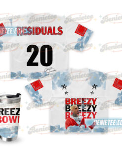 Personalized Chris Brown Football Jersey And Tumbler Set, Concert outfit, Chris Breezy Breezy Bowl Shirt