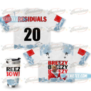 Personalized Chris Brown Football Jersey And Tumbler Set, Concert outfit, Chris Breezy Breezy Bowl Shirt