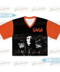 Alternative view of Mayhem Tour Crop Top Football Jersey, Lady Gaga Jersey