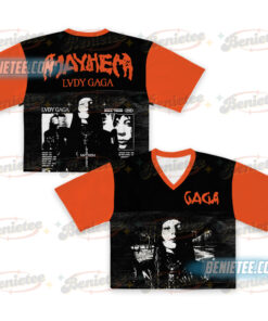 Mayhem Tour Crop Top Football Jersey, Lady Gaga Jersey