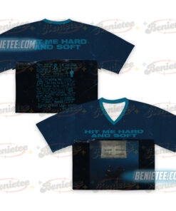 Billie Eilish Official Merch Croptop Football Jersey