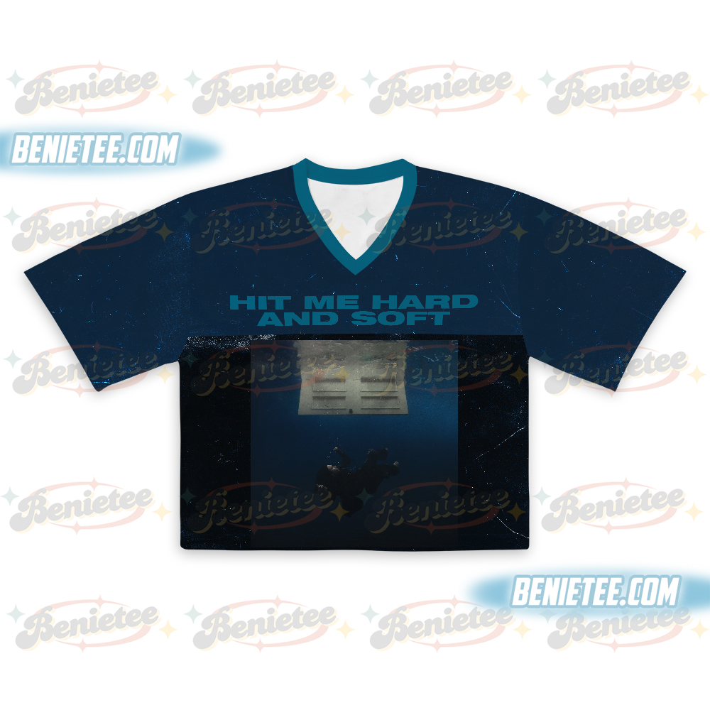 Billie Eilish Official Merch Croptop Football Jersey - Image 2