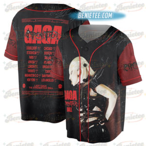 Lady Gaga Baseball Jersey, Mayhem Album Tour Streetwear Style