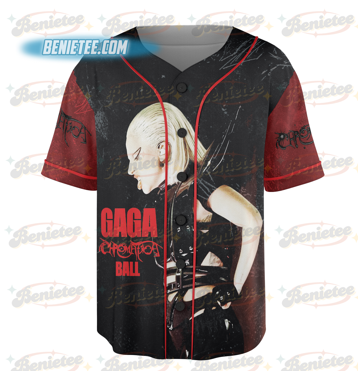 Lady Gaga Baseball Jersey, Mayhem Album Tour Streetwear Style - Image 2