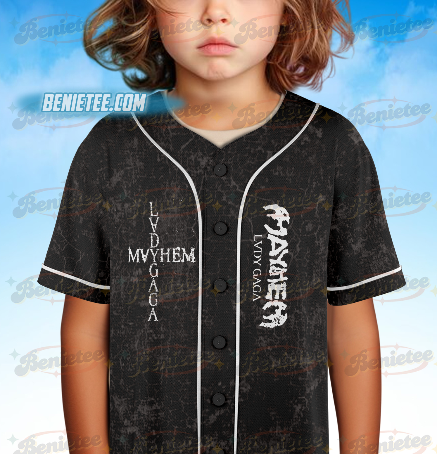 Lady Gaga Mayhem Album Baseball Jersey, 2025 Concert Tour Jersey - Image 5