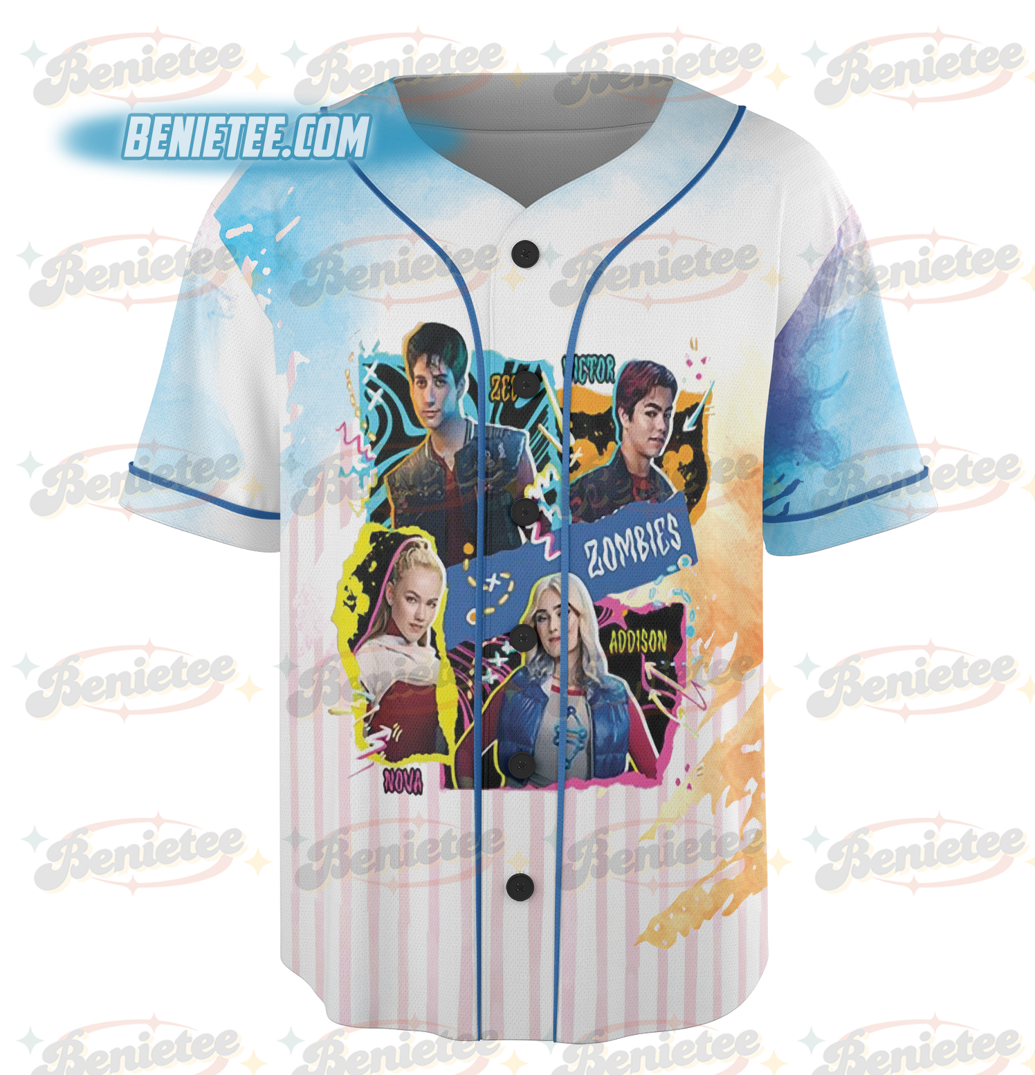 The Rise Of Red Jersey, Descendants Concert Baseball Jersey, Summer Music Festival 2025 Trip - Image 2