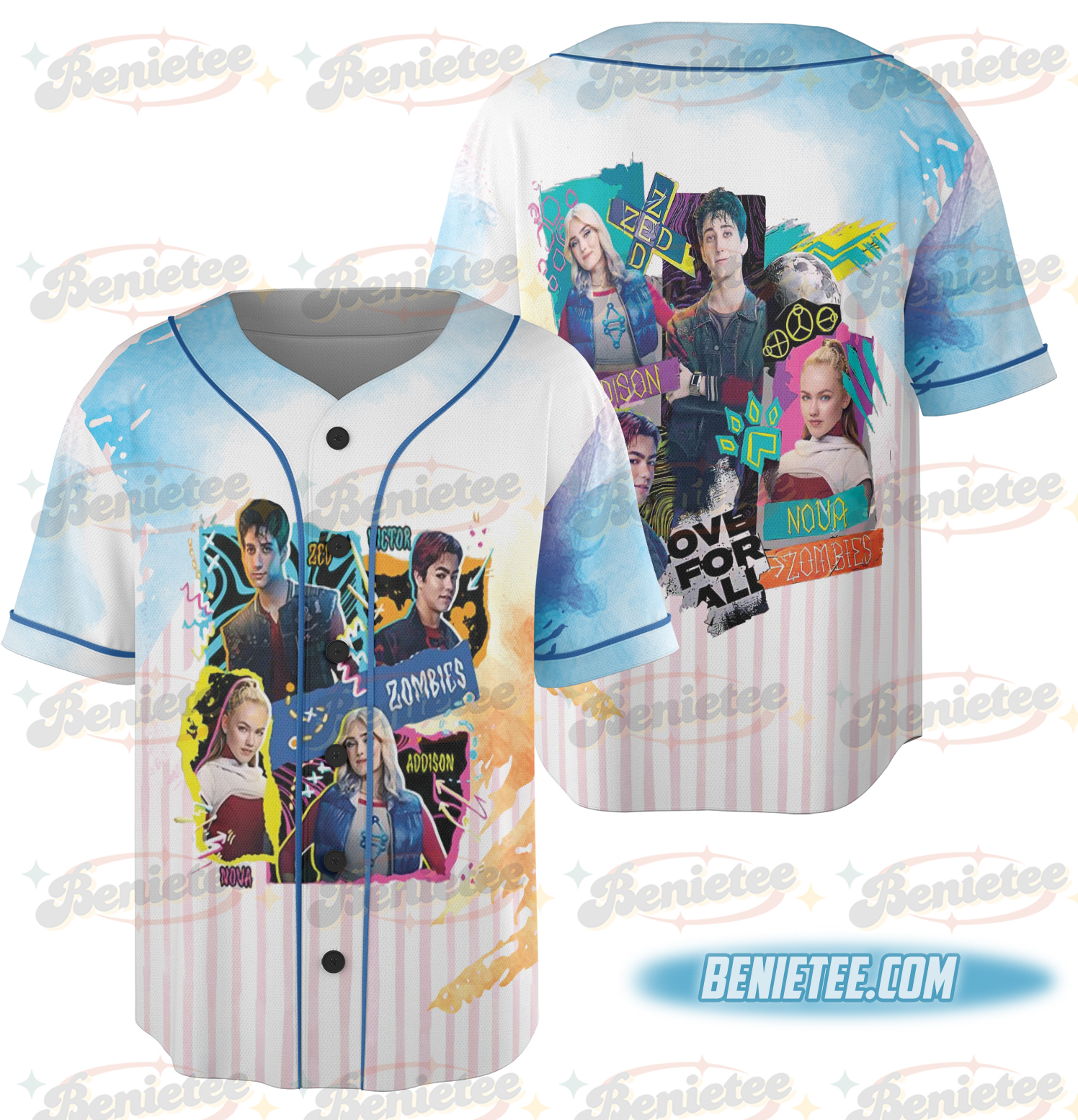 The Rise Of Red Jersey, Descendants Concert Baseball Jersey, Summer Music Festival 2025 Trip - Image 3