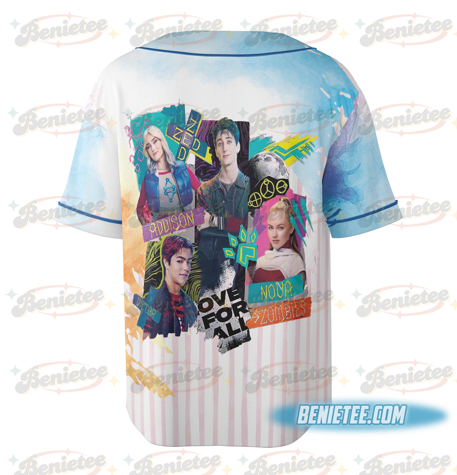 The Rise Of Red Jersey, Descendants Concert Baseball Jersey, Summer Music Festival 2025 Trip - Image 4