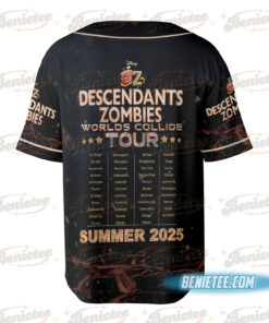 Alternative view of Descendants Zombies World Tour Baseball Jersey, The Rise Of Red Characters Jersey