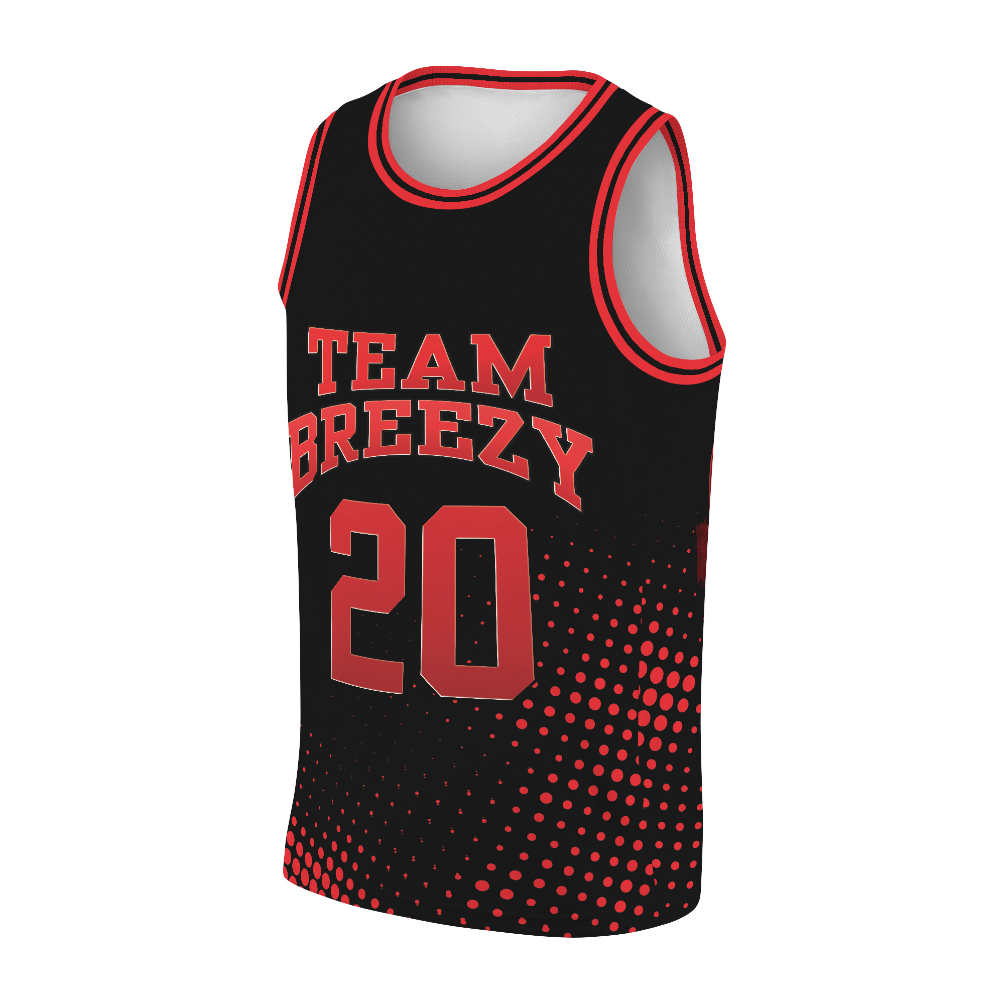 Chris Brown Breezy Bowl Tour Baseketball Jersey - Image 3