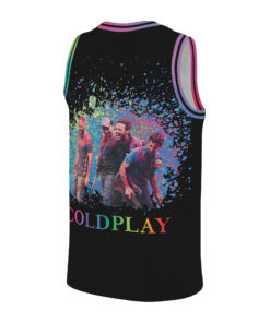 Alternative view of Coldplay Viva La Vida Tour 2025 Basketball Jersey