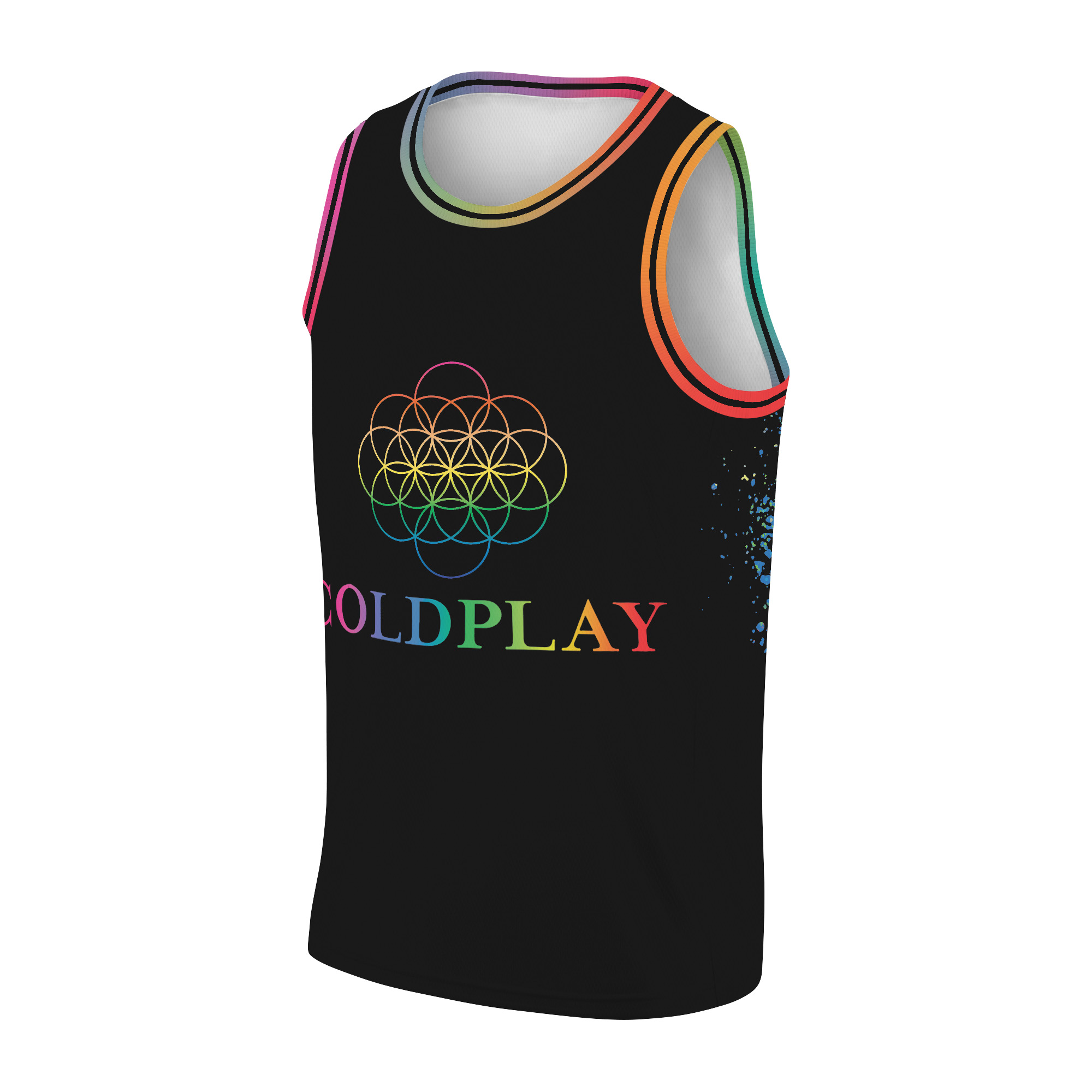 Coldplay Viva La Vida Tour 2025 Basketball Jersey - Image 3