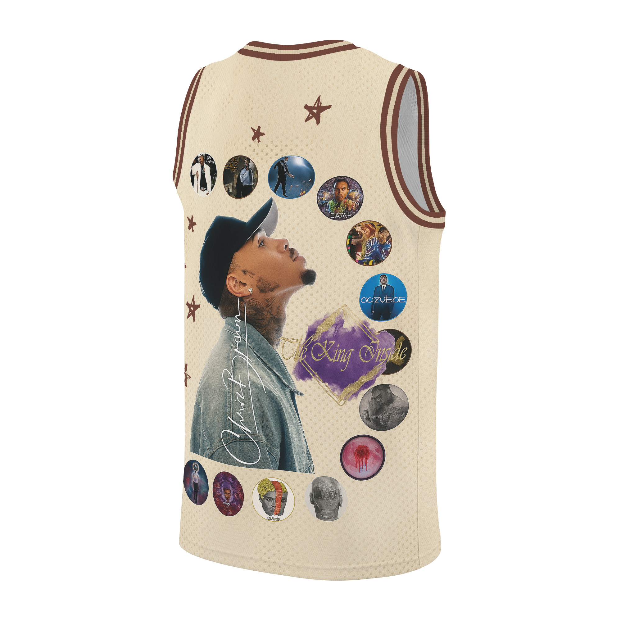 Chris Brown Breezy Bowl XX Tour Baseketball Jersey - Image 2