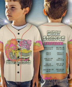 Alternative view of Billy Strings Baseball Jersey, Springs Tour 2025 Jersey