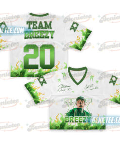 Chris Brown Tour Breezy Bowl XX Crop Top Football Jersey, Breezy Bowl T-Shirt, Chris Brown Tee, Chris Brown Album Jersey