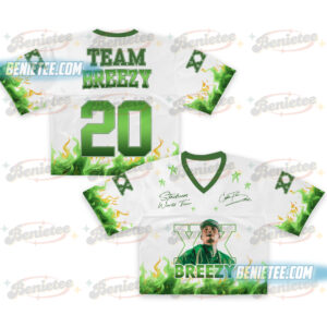 Chris Brown Tour Breezy Bowl XX Crop Top Football Jersey, Breezy Bowl T-Shirt, Chris Brown Tee, Chris Brown Album Jersey