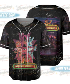 Vintage Five Nights At Freddy's Vintage Baseball Jersey, FNAF T-Shirt