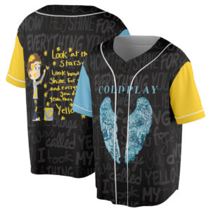 COLDPLAY English Rock Band Baseball Jersey