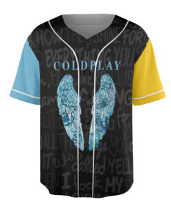 Alternative view of COLDPLAY English Rock Band Baseball Jersey