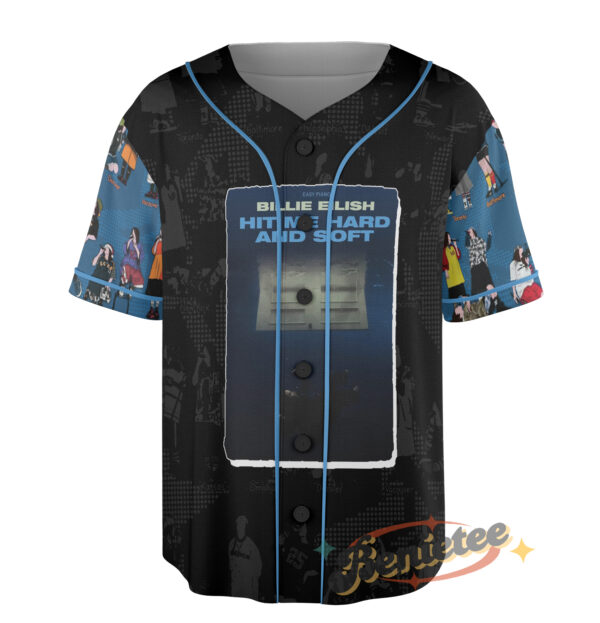 Alternative view of Vintage Billie Eilish Jersey, Inspired by Hit Me Hard and Soft Album
