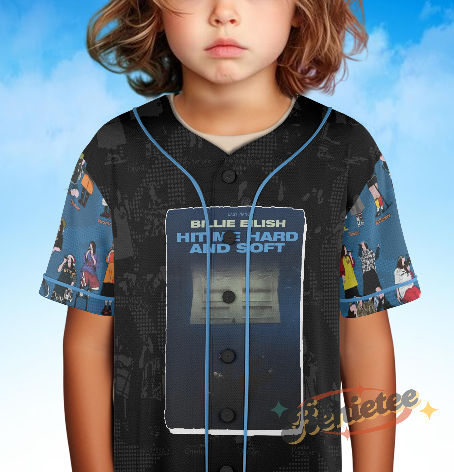 Vintage Billie Eilish Jersey, Inspired by Hit Me Hard and Soft Album - Image 5