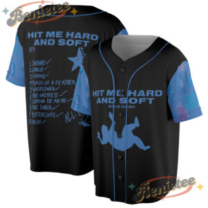 Vintage Billie Eilish Jersey, Inspired by Hit Me Hard and Soft Album