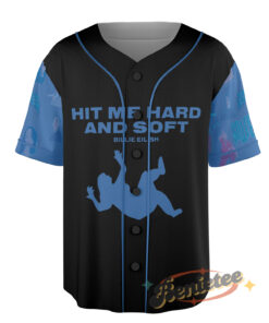 Alternative view of Vintage Billie Eilish Jersey, Inspired by Hit Me Hard and Soft Album