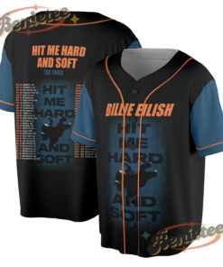 Billie Hit Me Hard And Soft The Tour Baseball Jersey