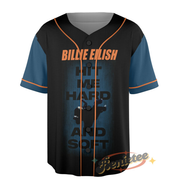 Alternative view of Billie Hit Me Hard And Soft The Tour Baseball Jersey