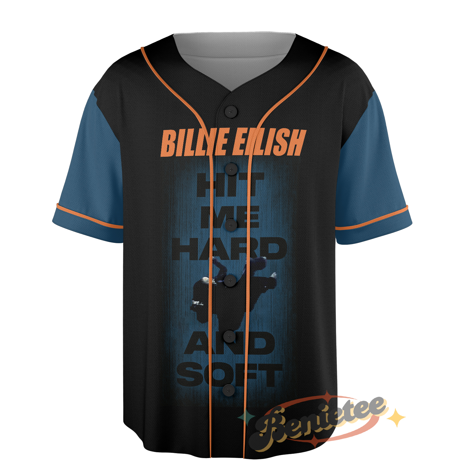 Billie Hit Me Hard And Soft The Tour Baseball Jersey - Image 2