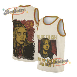 Billie Eilish Basketball Jersey, Hit Me Hard and Soft Album Tee