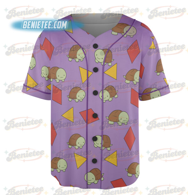 Alternative view of K-pop Demon Hunters Zoey Turtle Baseball Jersey, Kpop Merch Gift Zoey Satin Jersey