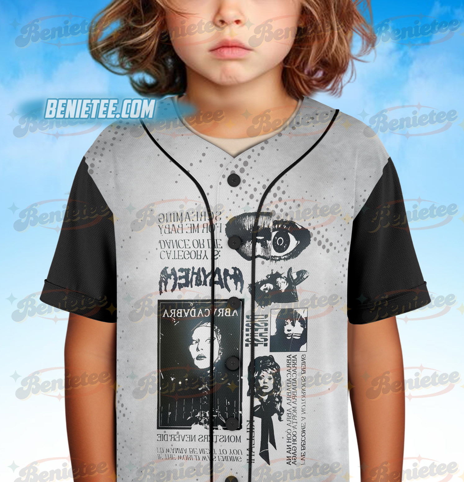 Vintage Lady Gaga Mayhem 2025 New Album Baseball Jersey - Image 5