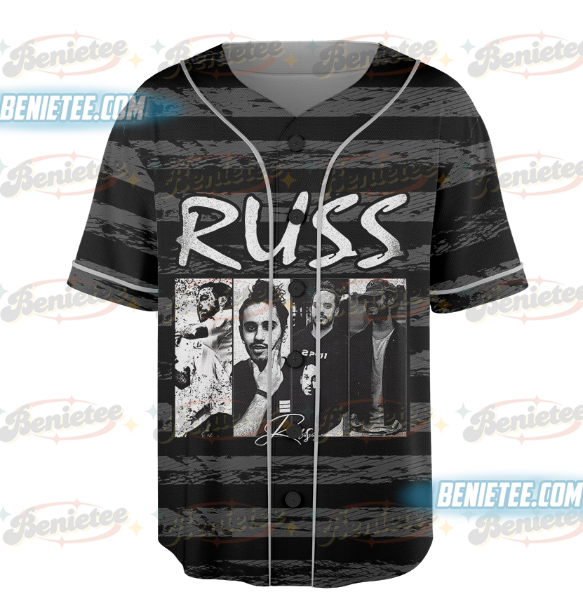 Music Festival Apparel Jersey, Russ 2025 Concert Baseball Jersey - Image 4