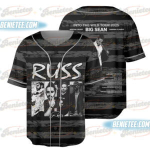 Music Festival Apparel Jersey, Russ 2025 Concert Baseball Jersey