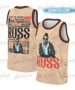 Vintage Russ 2025 Concert Basketball Jersey, Wild Album Russ Jersey