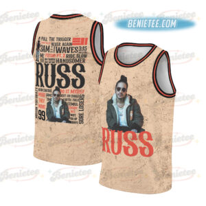 Vintage Russ 2025 Concert Basketball Jersey, Wild Album Russ Jersey