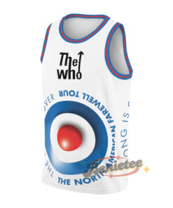 Alternative view of The Who Basketball Jersey, New The Song Is Over Hot Tour 2025 Jersey