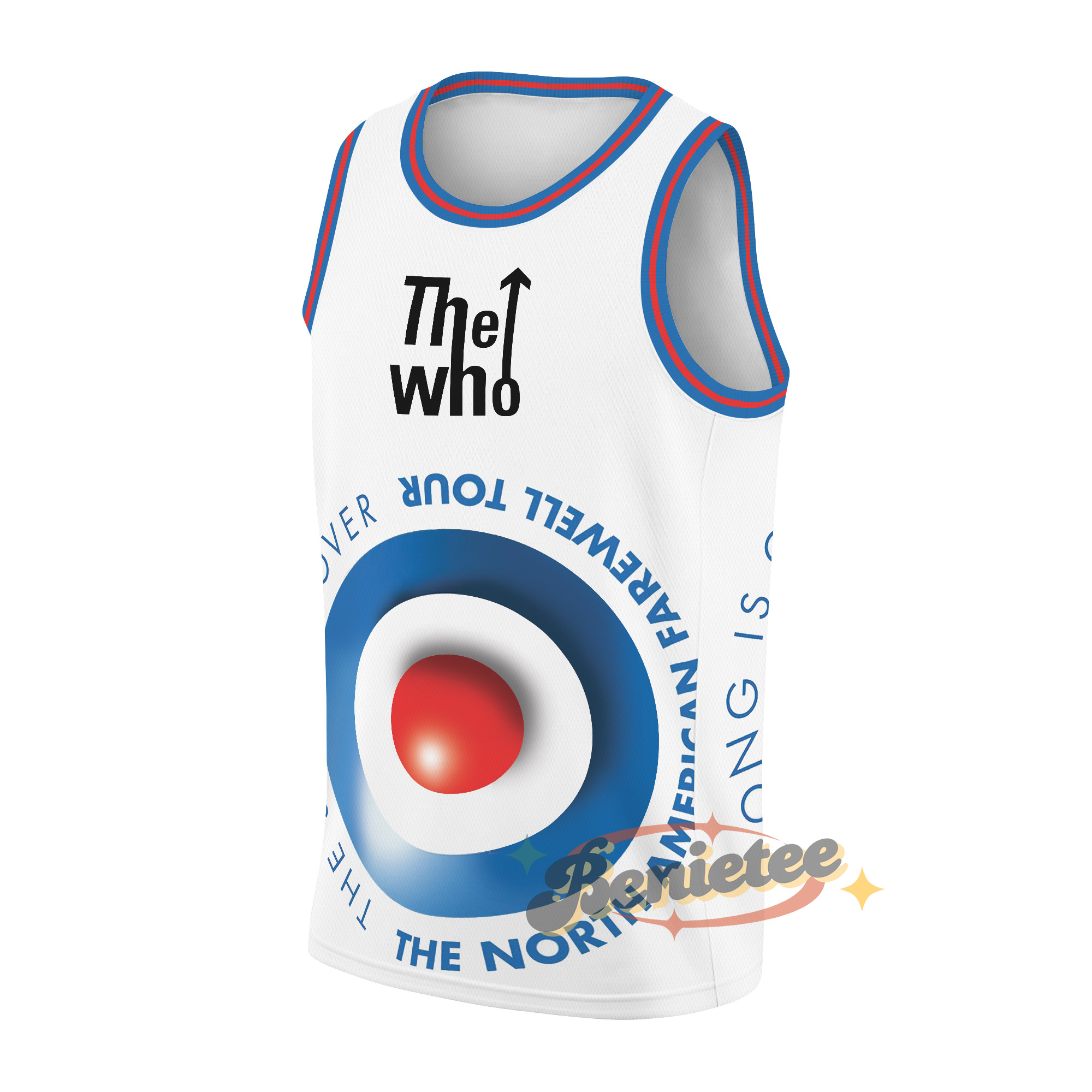 The Who Basketball Jersey, New The Song Is Over Hot Tour 2025 Jersey - Image 2