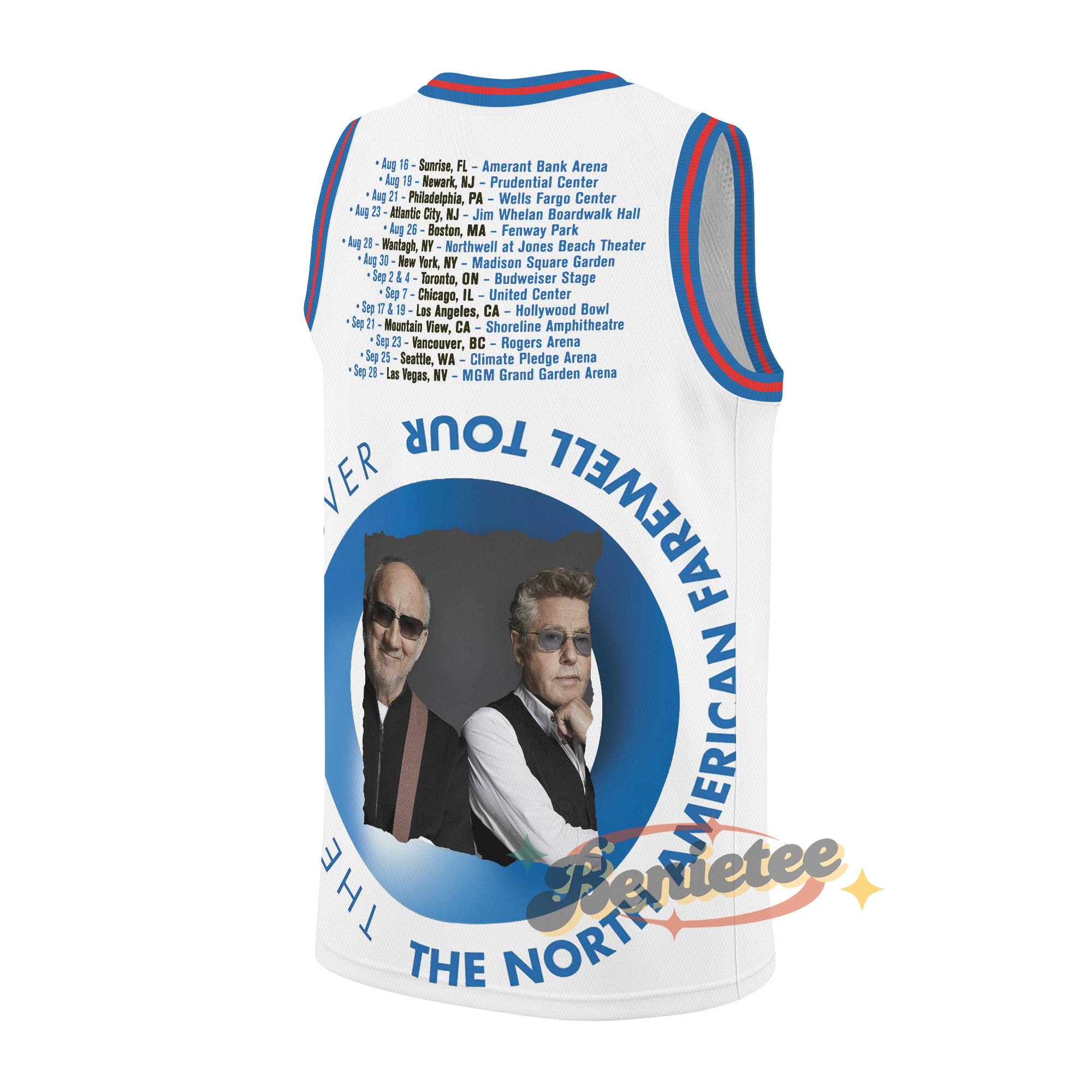 The Who Basketball Jersey, New The Song Is Over Hot Tour 2025 Jersey - Image 3