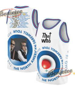 The Who Basketball Jersey, New The Song Is Over Hot Tour 2025 Jersey
