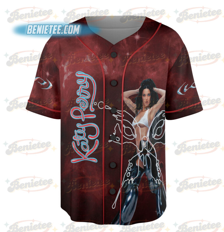 Alternative view of Katy Perry Concert Jersey, Retro 90s Style Fan Merch Jersey