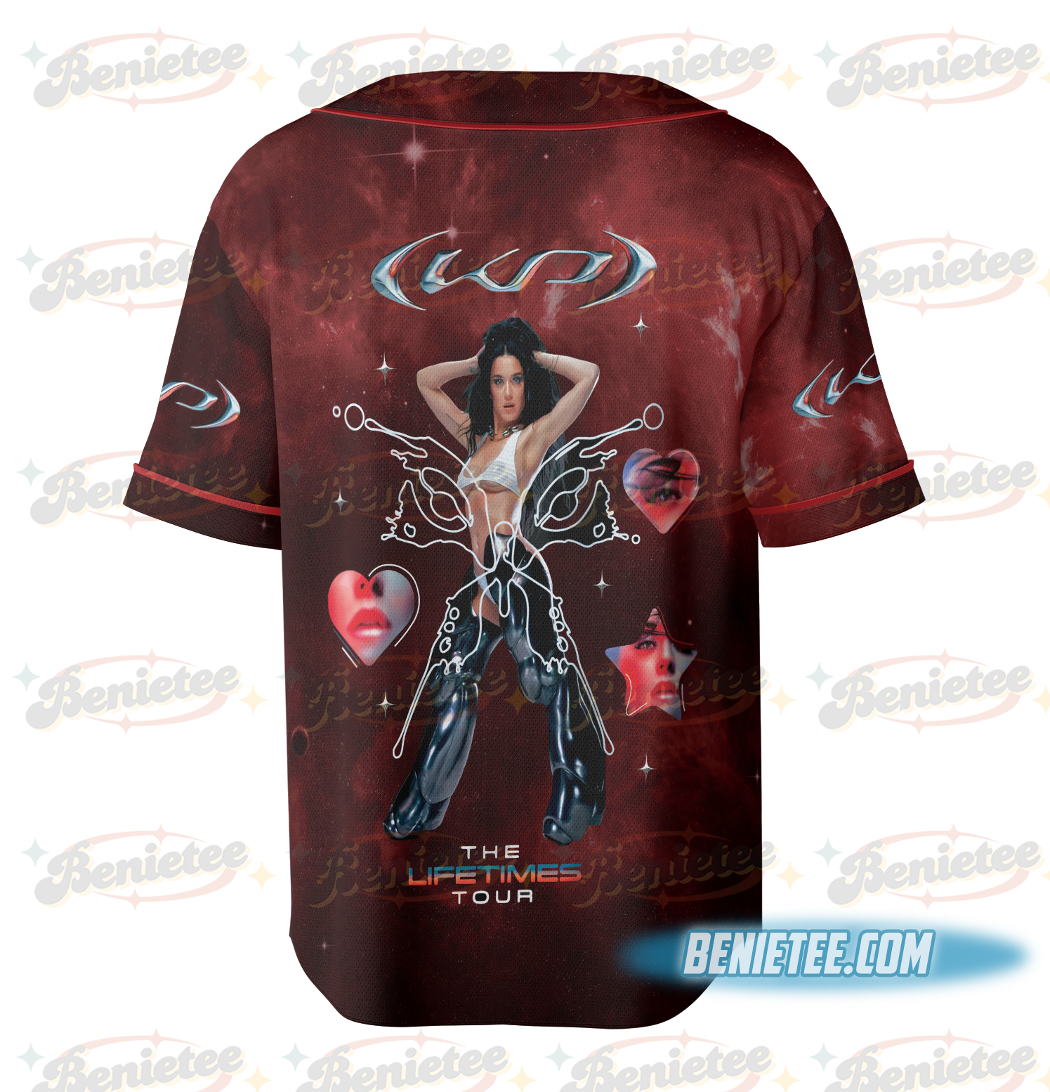 Katy Perry Concert Jersey, Retro 90s Style Fan Merch Jersey - Image 4