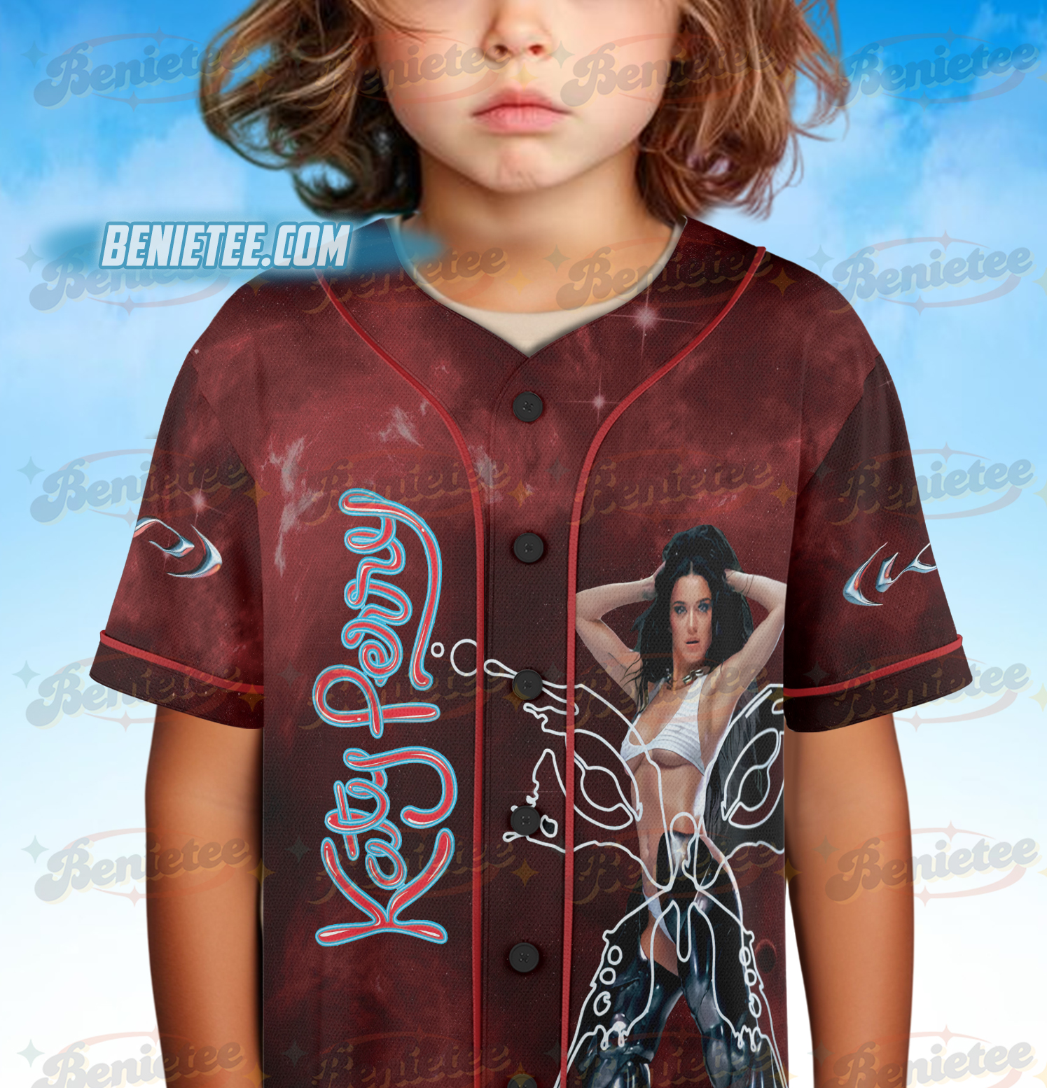 Katy Perry Concert Jersey, Retro 90s Style Fan Merch Jersey - Image 5