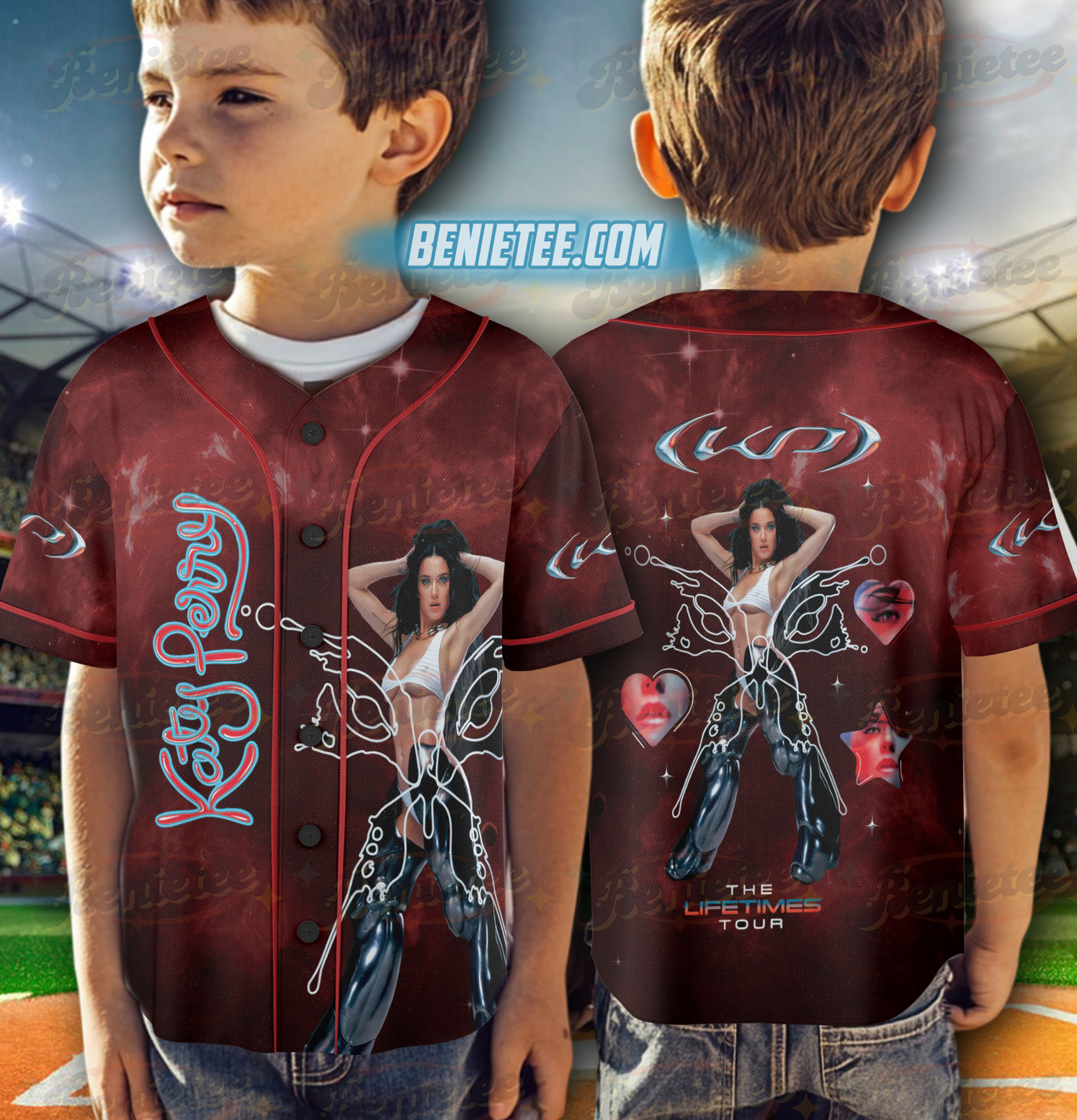 Katy Perry Concert Jersey, Retro 90s Style Fan Merch Jersey - Image 6